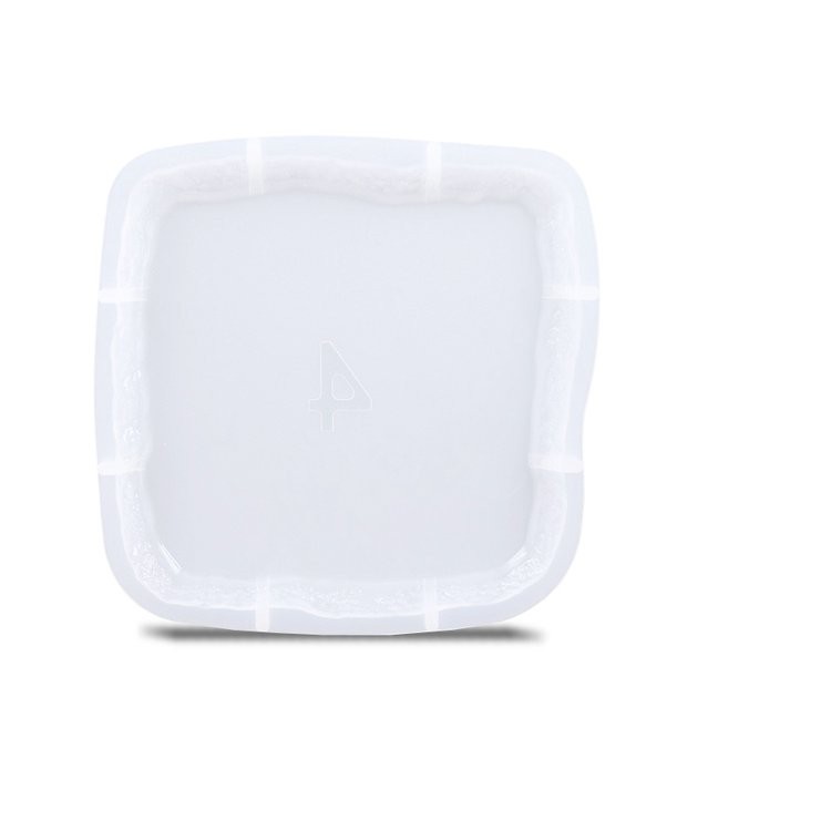 Силиконовый молд - Подстаканник с живым краем, квадрат, 1 шт. — картинка 3