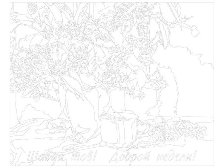 Картина по номерам «Шавуа тов!» — картинка 3