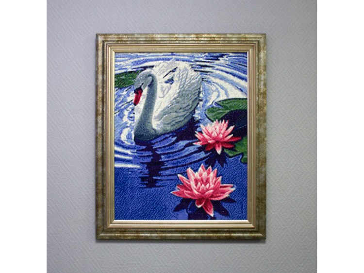 Алмазная вышивка «Принцесса-лебедь» — картинка 3