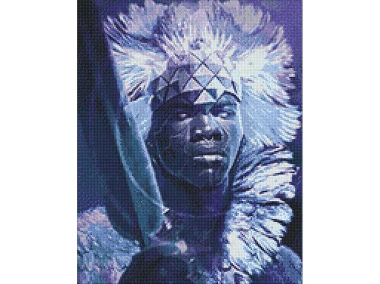 Алмазная вышивка «Король Африки» — картинка 3