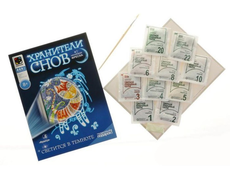 Неоновая фреска «Хранители снов. Франсуа» — картинка 3