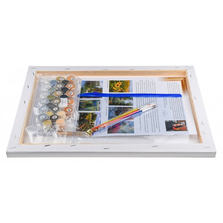 Картина по номерам «Охотничья избушка» — картинка 3