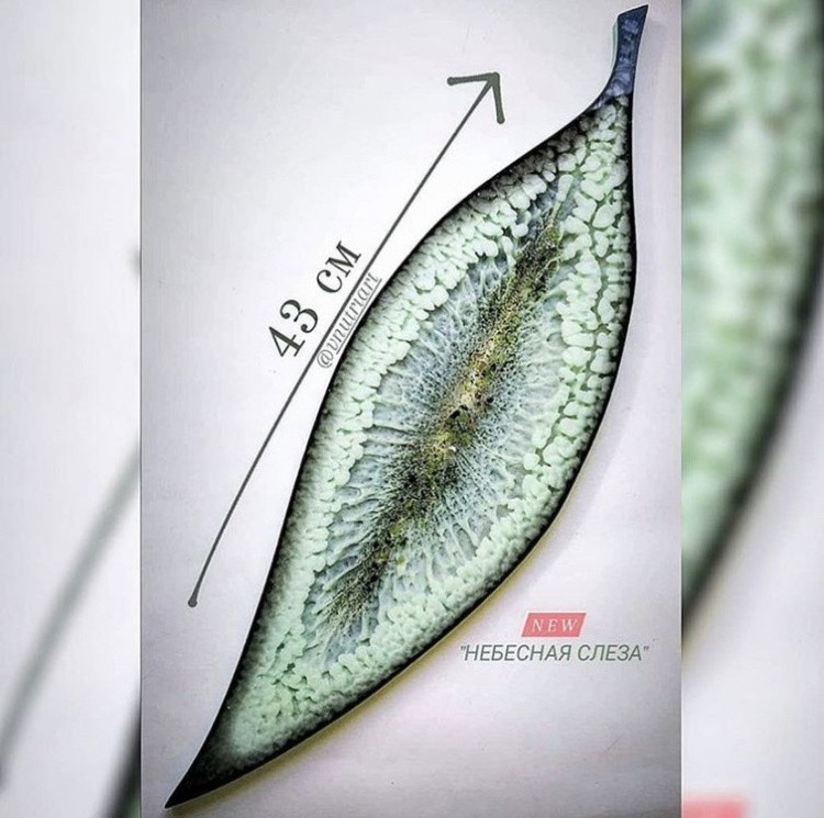 Молд №67 Лист (43 см), 1 шт., Art Blong — картинка 2