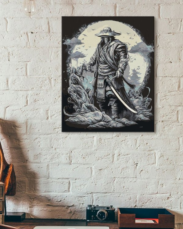 Картина по номерам «Призрачный охотник-самурай» — картинка 3