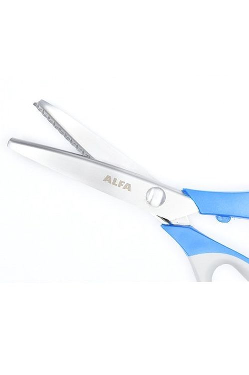 Ножницы «Зигзаг», 23 см, шаг зубчика 5 мм, ALFA — картинка 3