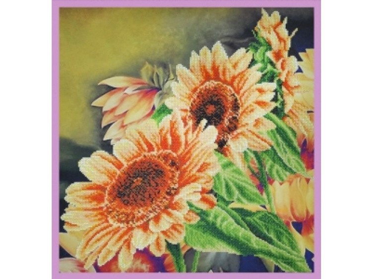 Набор для вышивания бисером «Цветы солнца»