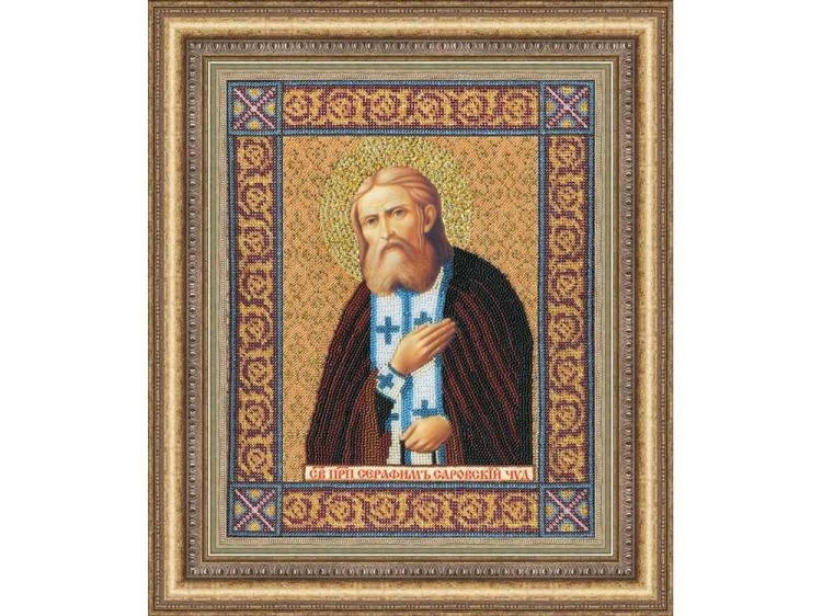 Набор вышивки бисером «Икона «Святой преподобный Серафим Саровский» — картинка 2