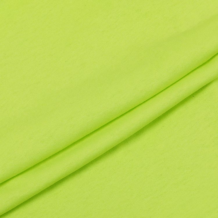 Ткань трикотаж Кулирка хлопок, 6 м, ширина 100+100 см, 145 г/м2, цвет: салатовый, TBY — картинка 3