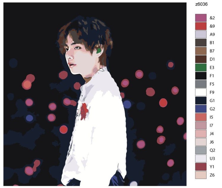 Картина по номерам «Айдол» — картинка 2