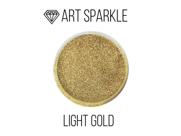 Глиттер мелкий Light Gold, 50 г, Craftsmen.store