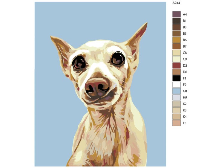 Картина по номерам «Оззи» — картинка 2