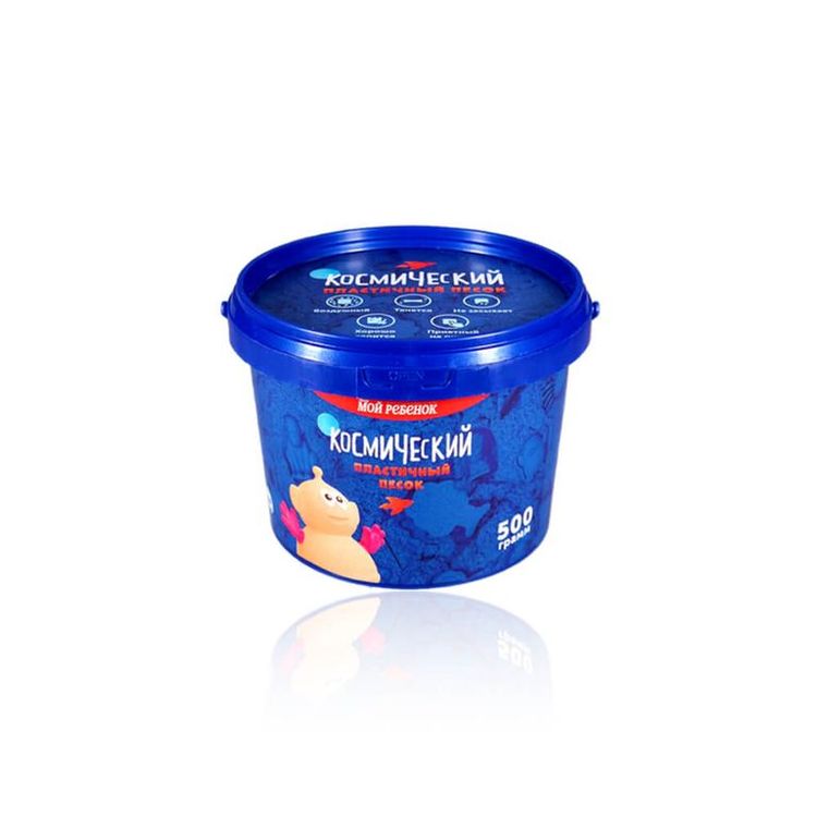 Космический пластичный песок Жёлтый 0.5 кг — картинка 2