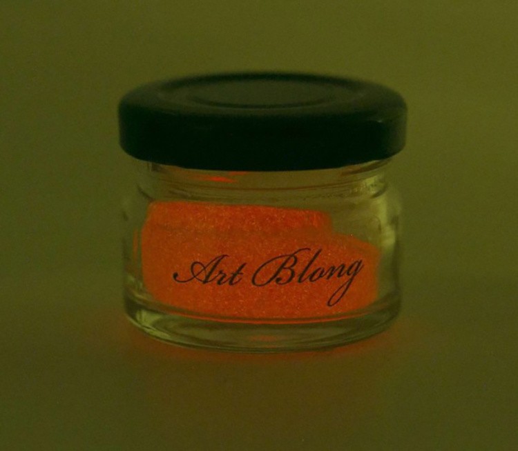 Люминофор №5 Оранжевый (15 г) (светящийся порошок), Art Blong — картинка 2