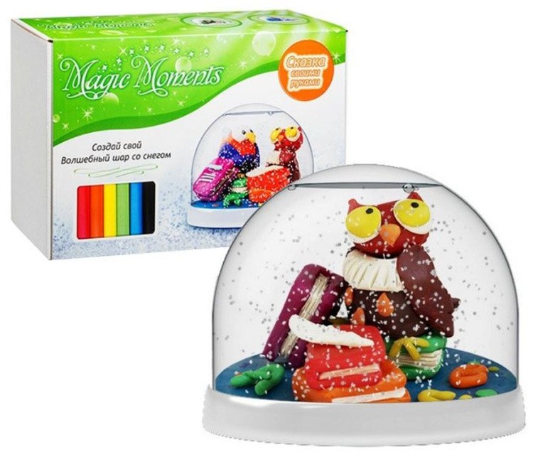 Набор Создай Волшебный шар со снегом, Совы — картинка 5