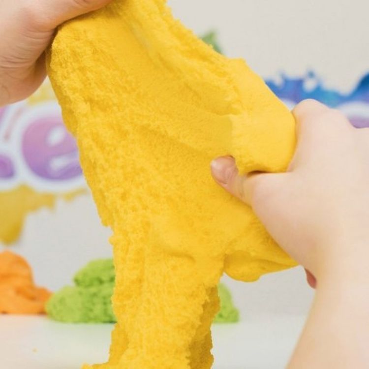 Кинетический пластилин Zephyr, желтый — картинка 3