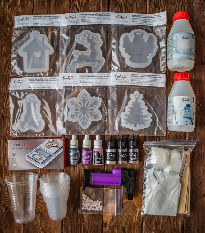 Набор для создания 12 шт. елочных игрушек №4 Vanna_Gog — картинка 2