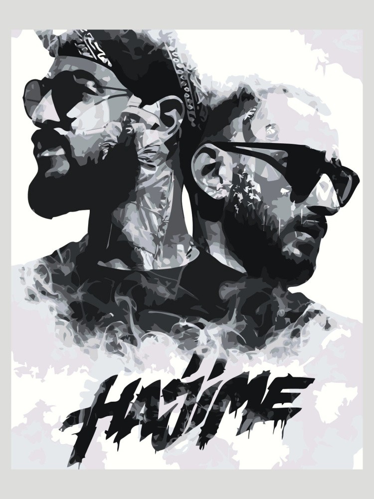 Картина по номерам «Мияги и Эндшпиль Miyagi: Hajime чб арт» — картинка 2