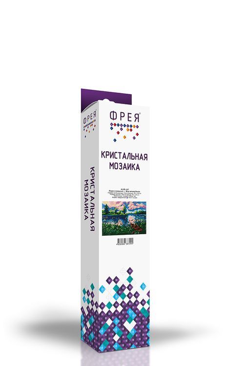 Алмазная вышивка «Лодка в камышах» — картинка 2