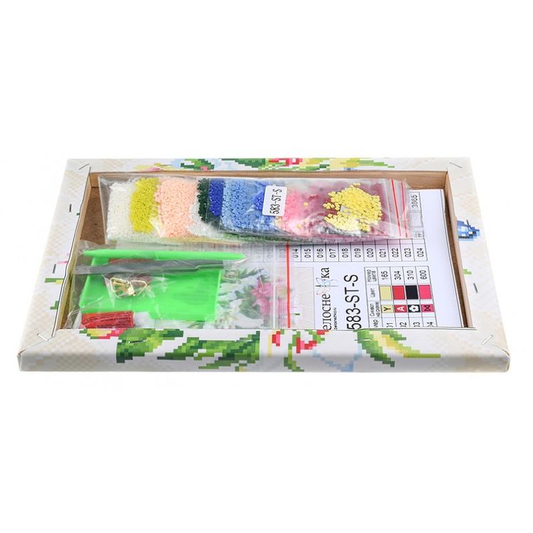 Алмазная вышивка «Бабочка в ботаническом саду» — картинка 3