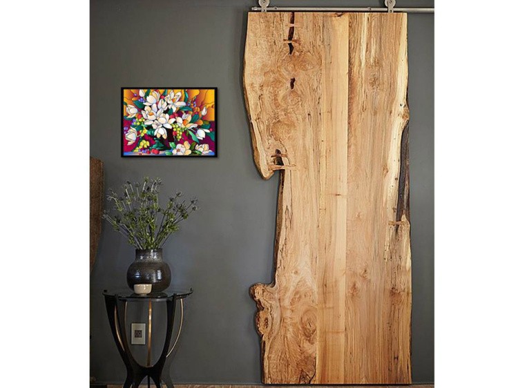 Витраж-раскраска «Букет магнолий» — картинка 2