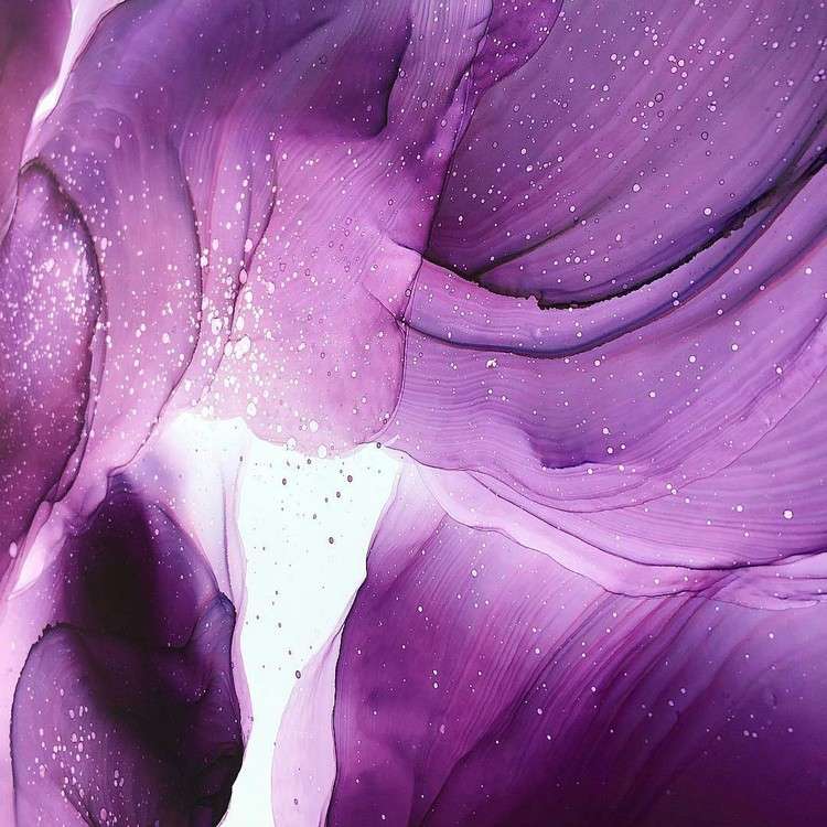 Алкогольные чернила A-18 Ярко-сиреневый 15 мл, Kamenskaya Ink — картинка 2