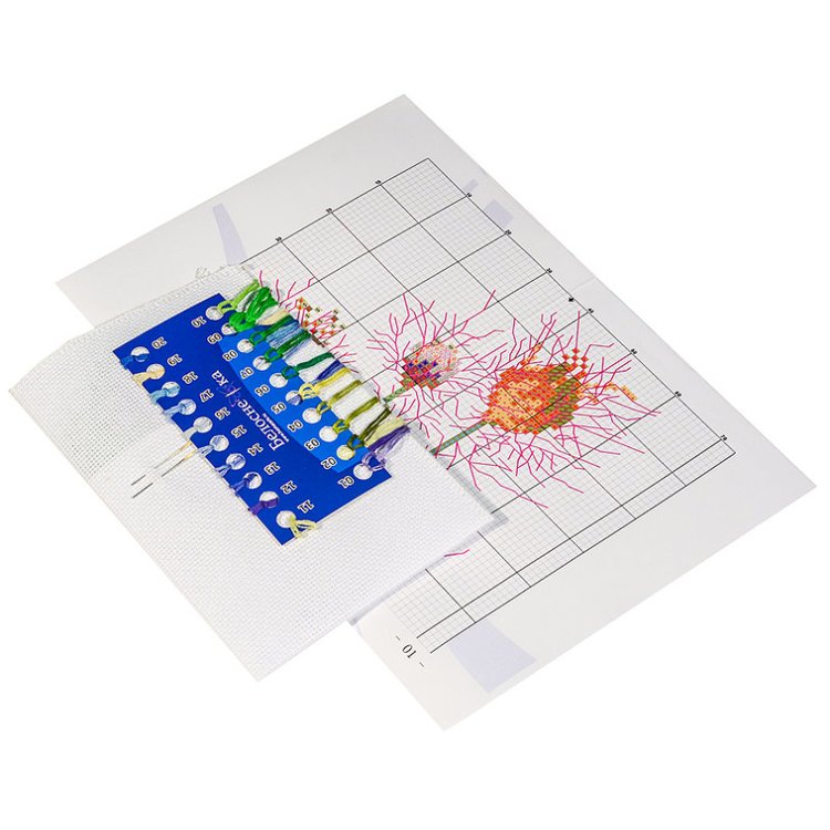 Набор для вышивания «Полевой василек» — картинка 2