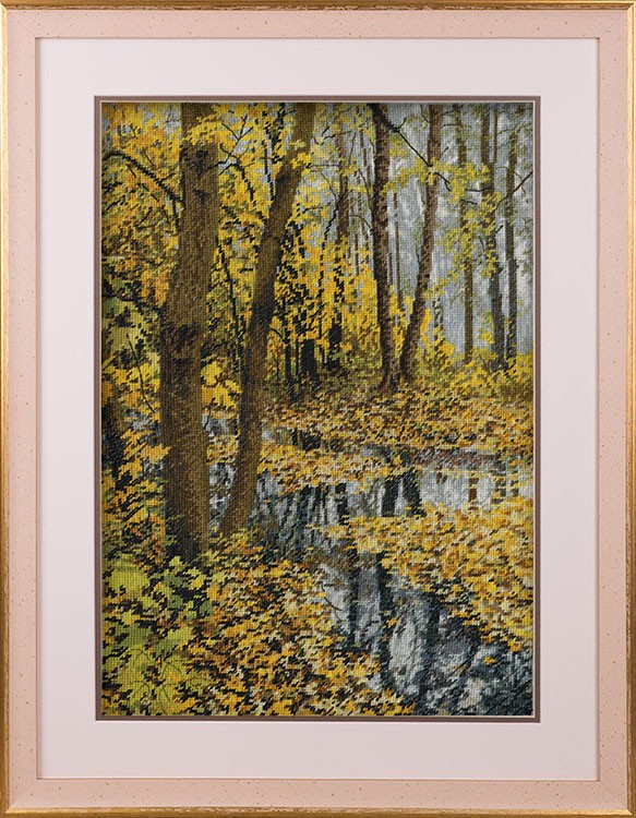 Набор для вышивания «Пейзаж в осенних тонах» — картинка 3