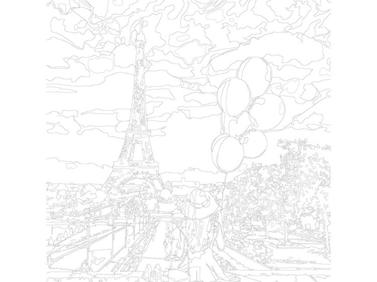 Картина по номерам «Летом в Париже» — картинка 3