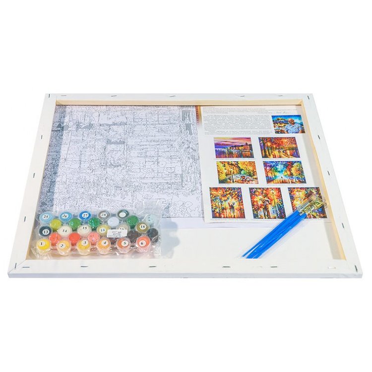 Картина по номерам «Туманное кафе» — картинка 3