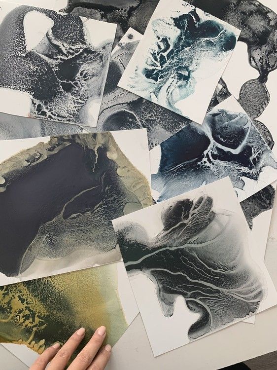 Спиртовые чернила расслаивающиеся Бали, Kamenskaya Ink — картинка 4