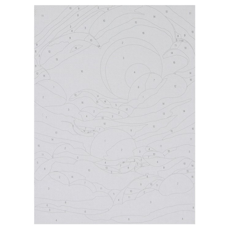 Картина по номерам с поталью «Абстракция» — картинка 2