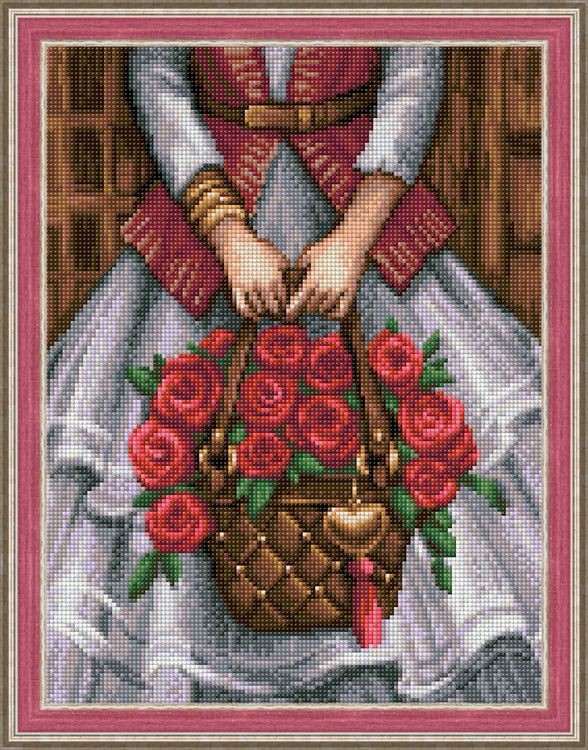 Алмазная вышивка «Цветочница» — картинка 2