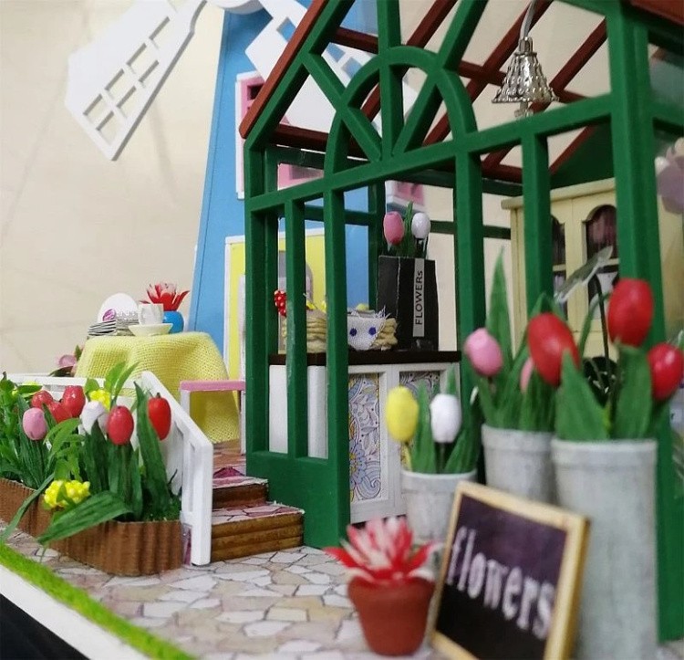 Набор для создания миниатюры (румбокс) «Мельница» — картинка 9