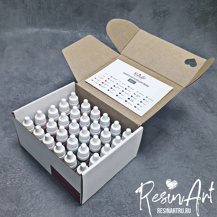 Набор красителей ResinArt (30 цветов) - серия SOFT — картинка 5
