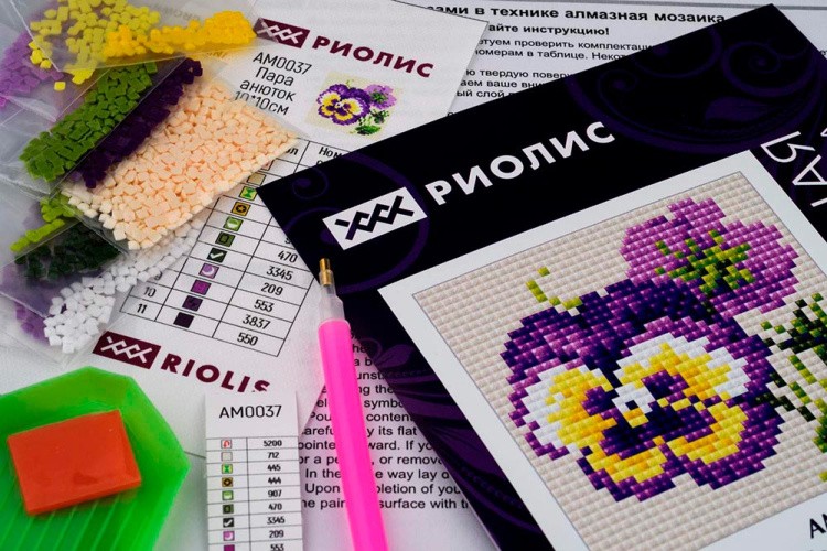 Алмазная вышивка «Пара анюток» — картинка 3