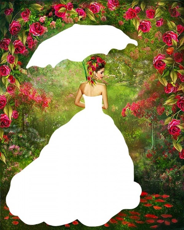 Алмазная вышивка «Платье из роз» — картинка 2