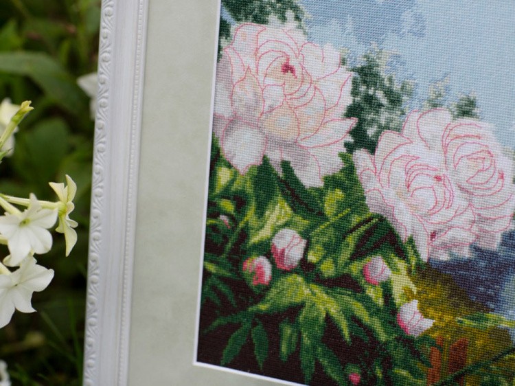Набор для вышивания «Цветущие пионы» — картинка 3