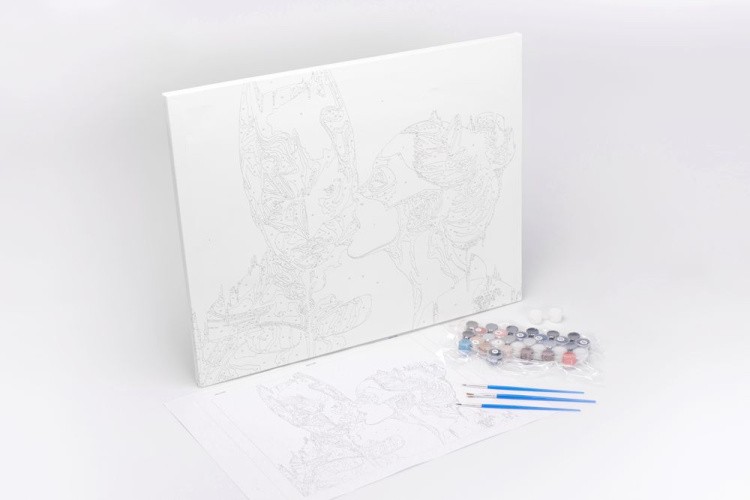 Картина по номерам «Удивленный кот» — картинка 3