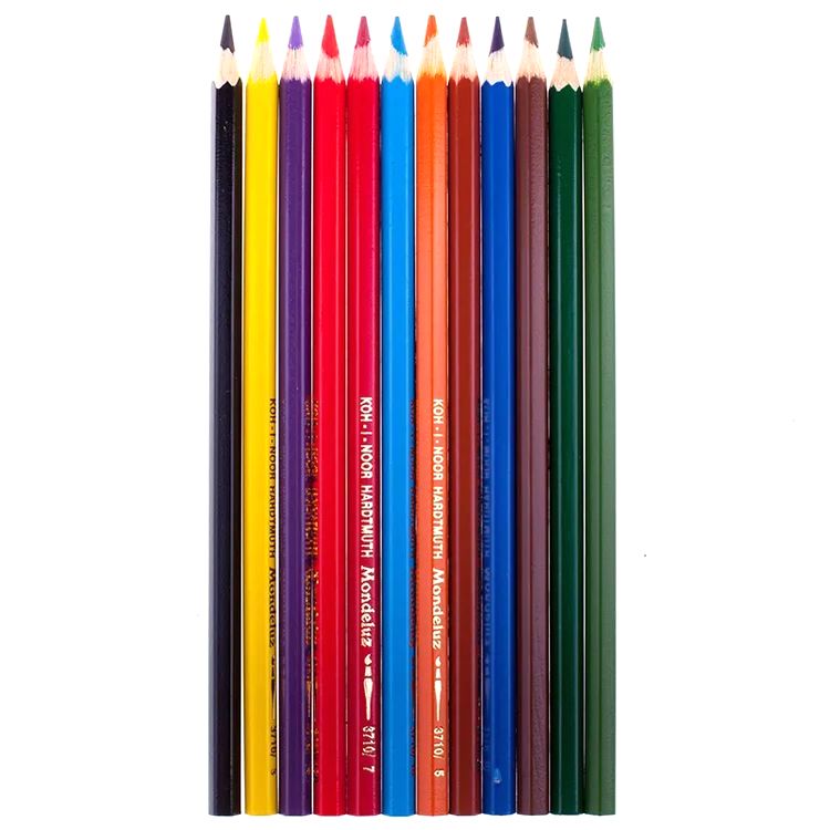 Карандаши цветные акварельные художественные KOH-I-NOOR «Mondeluz», 12 цв. — картинка 2