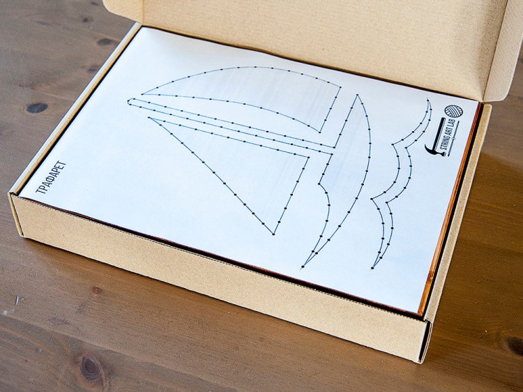 Набор для творчества STRING ART «Кораблик» — картинка 3