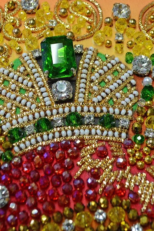 Набор вышивки хрустальными камнями «Богородица Владимирская» — картинка 5