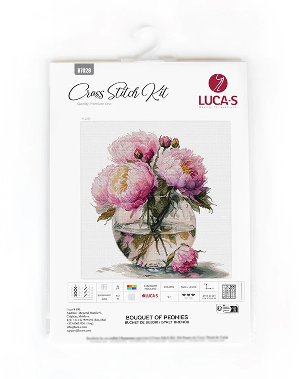 Набор для вышивания «Букет пионов» — картинка 8