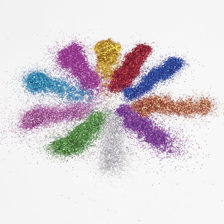 Блестки (глиттер), 10 цветов по 4 грамма, Остров Сокровищ — картинка 5