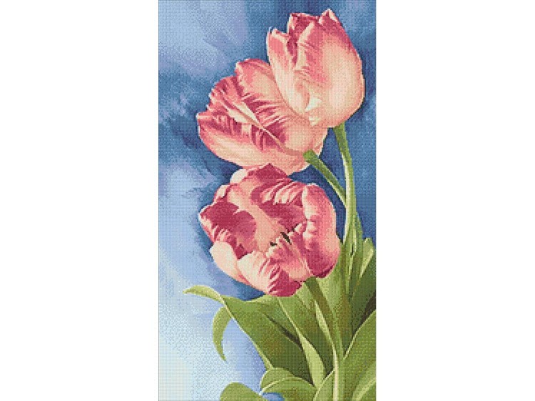 Алмазная вышивка «Весенние цветы» — картинка 3