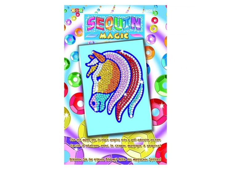 Мозаика из пайеток «Лошадь» — картинка 2