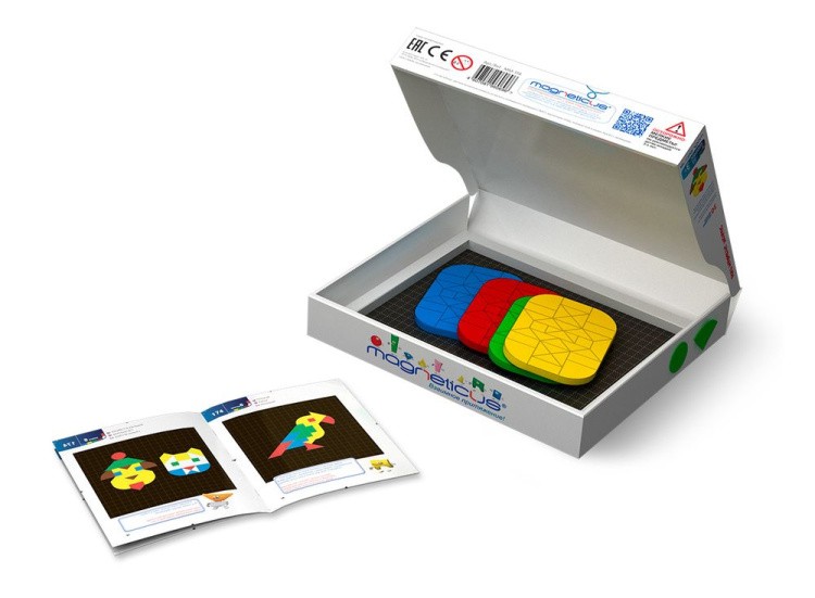 Магнитная мозаика (174 элемента, 6 цветов) — картинка 3