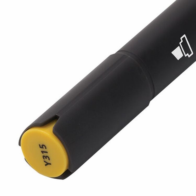 Маркер для скетчинга двусторонний 1 мм - 6 мм BRAUBERG ART CLASSIC, цвет: желтый дынный — картинка 6