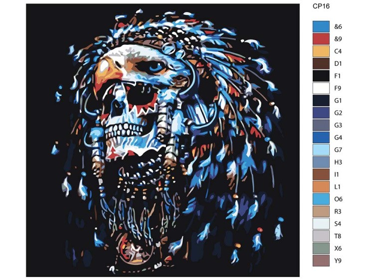 Картина по номерам «Шаман» — картинка 2