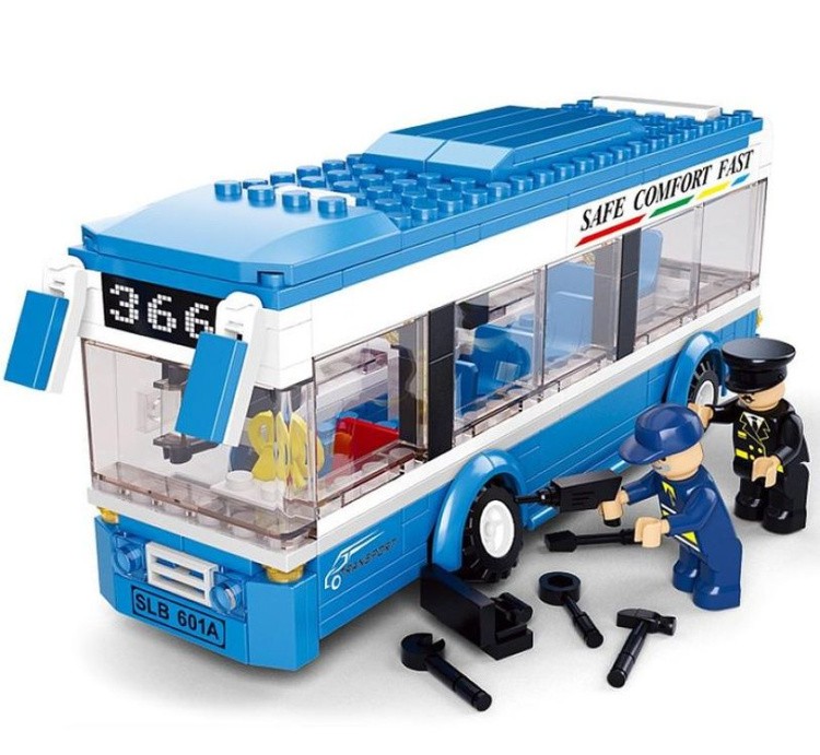 Конструктор «Автобус. Одноэтажный автобус», 235 деталей — картинка 2