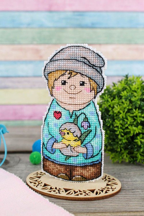 Набор для вышивания «Встречаем весну. Мальчик» — картинка 4